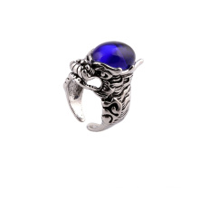 Shangjie OEM anillos Halloween 2021 New  Arrival Punk Adjustable Dragon Rings Jewelry Unique Diamond Crystal Mens Rings